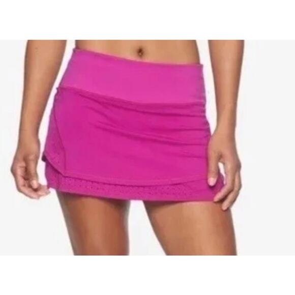 Athleta Stealth TruCool Skort Skirt Short Fuschia Pink size large - Picture 1 of 5